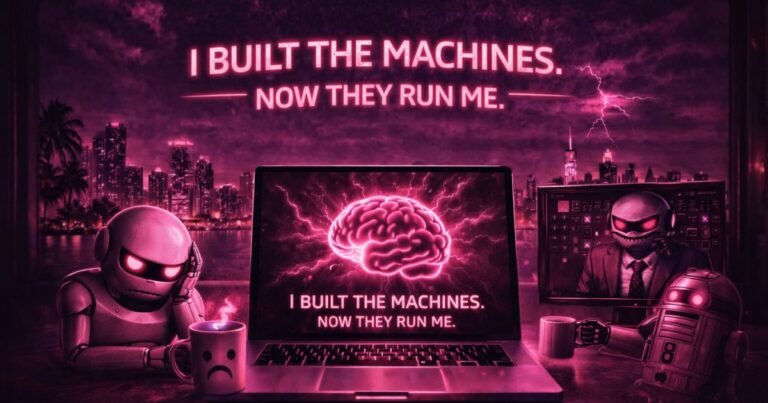 I Built the Machines Now They Run Me - the AI automation paradox of building systems that end up running your life