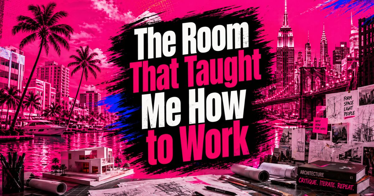 The Room That Taught Me How to Work