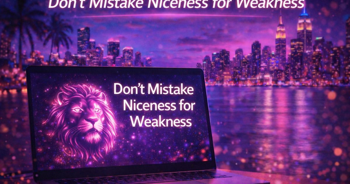 Don't Mistake Niceness for Weakness featured image